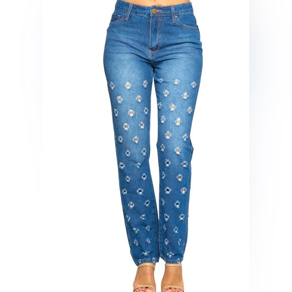 Save the Turtles BLUE TURTLE Jeans NWT! Size 3 Jeans🌷💖 - Picture 5 of 11